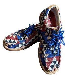 Twisted X Hooey Loper Moc Toe Geometric Sneakers Size Men’s 8